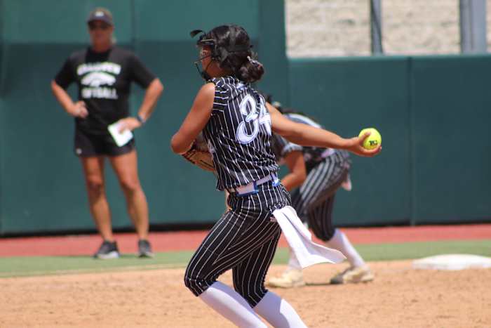 Santa Gertrudis Academy Grandview 3A UIL state semifinals Texas softball playoffs 053123 Andrew McCulloch 218